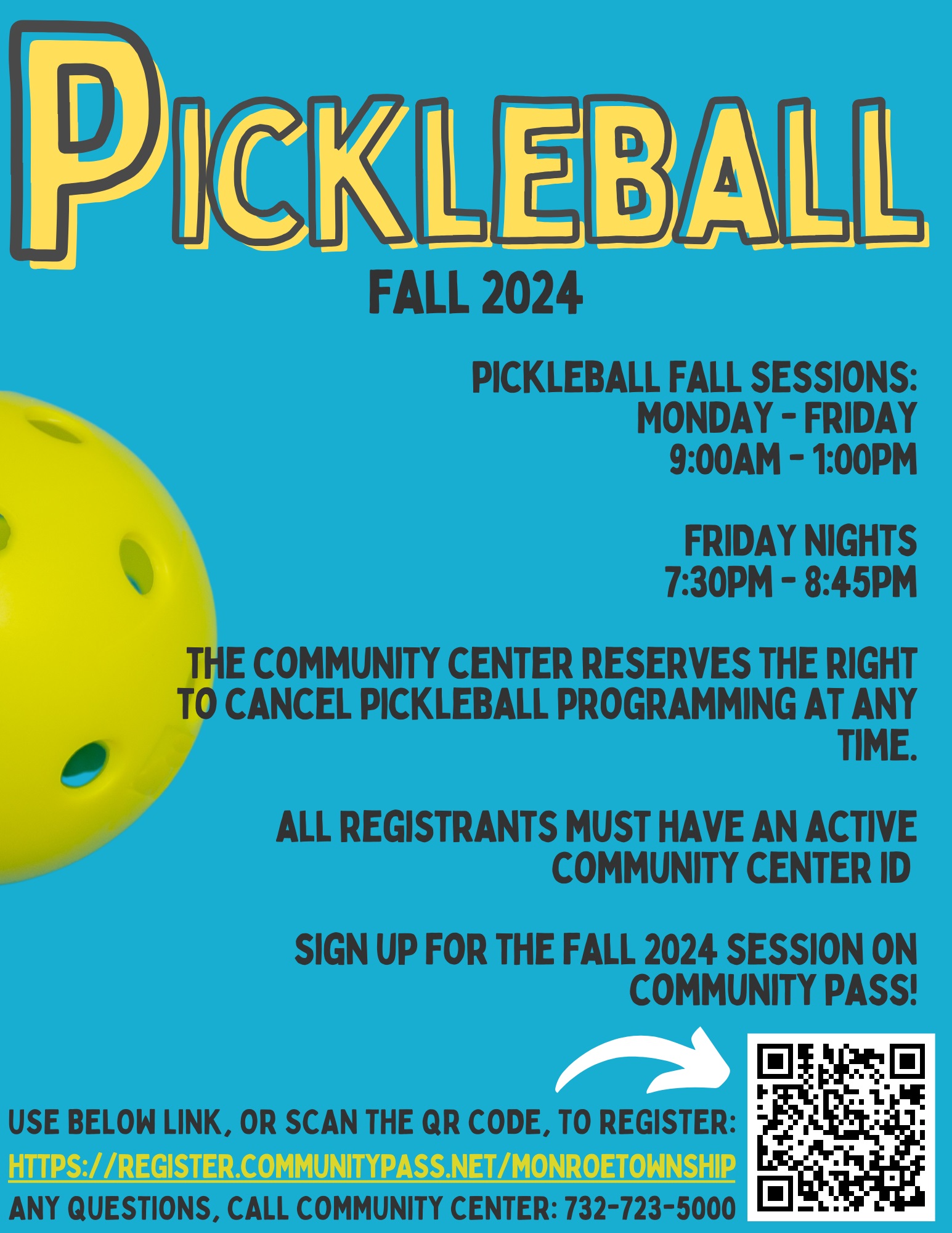 Fall 2024 Open Pickleball