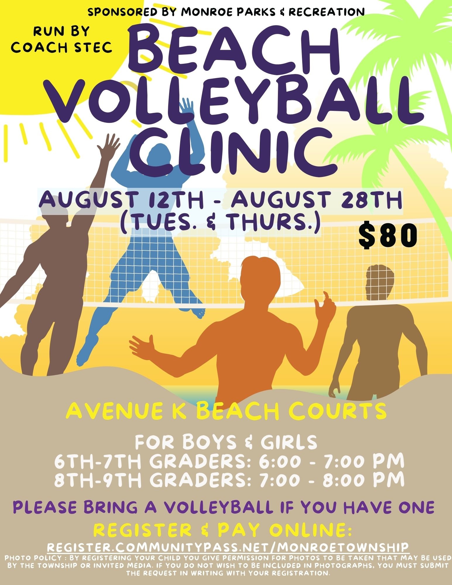 Beach VOLLEYBALL CLINIC 2025