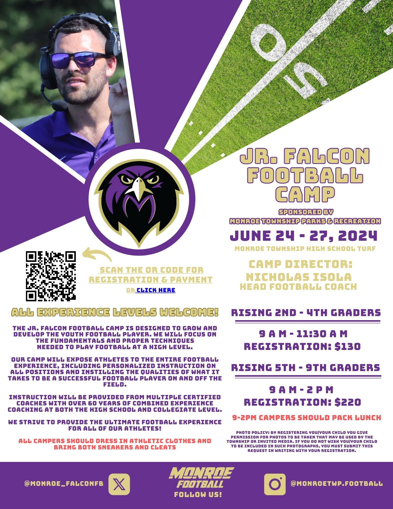 Falcon Football Camp 2024