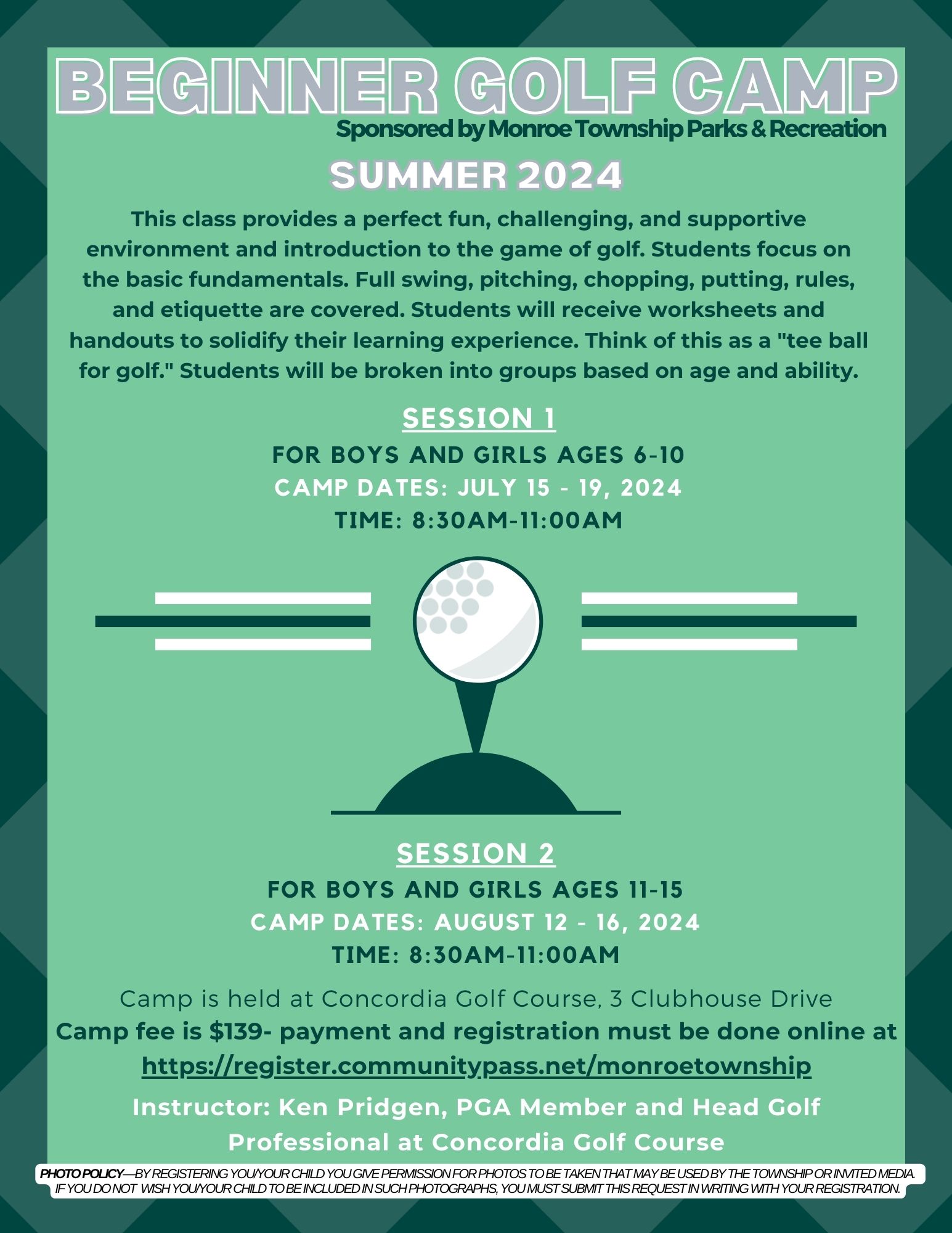 GOLF CAMP 2024