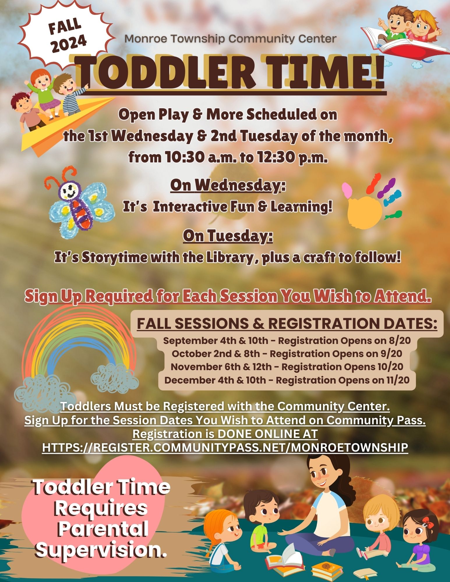 TODDLER TIME FALL REG. 2024 pt.2